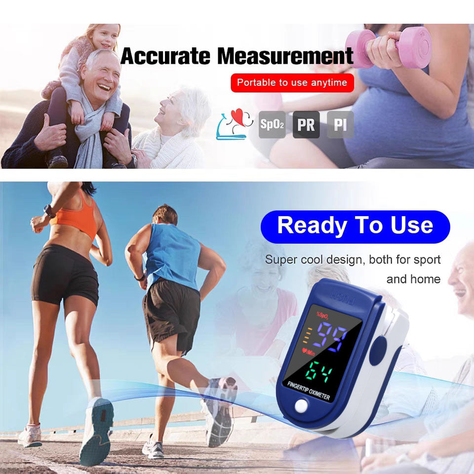 OLED Display Digital Pulse Oximeter Saturation Monitors