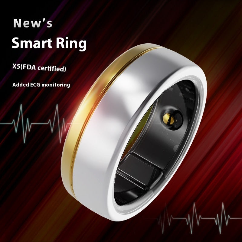 X5 ECG Monitoring Waterproof Smart Health Ring