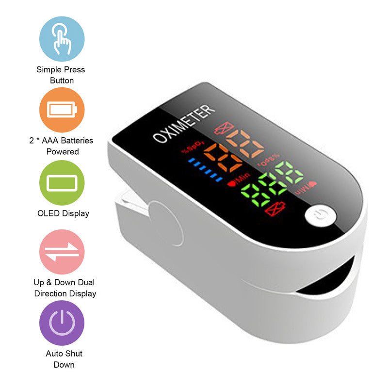 OLED Display Digital Pulse Oximeter Saturation Monitors