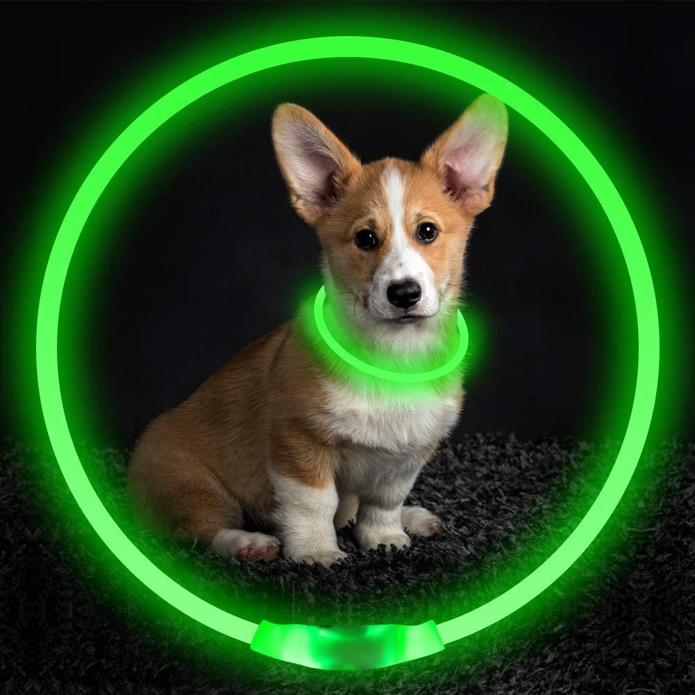 USB Rechargeable Glowing Pet Flashing Collar