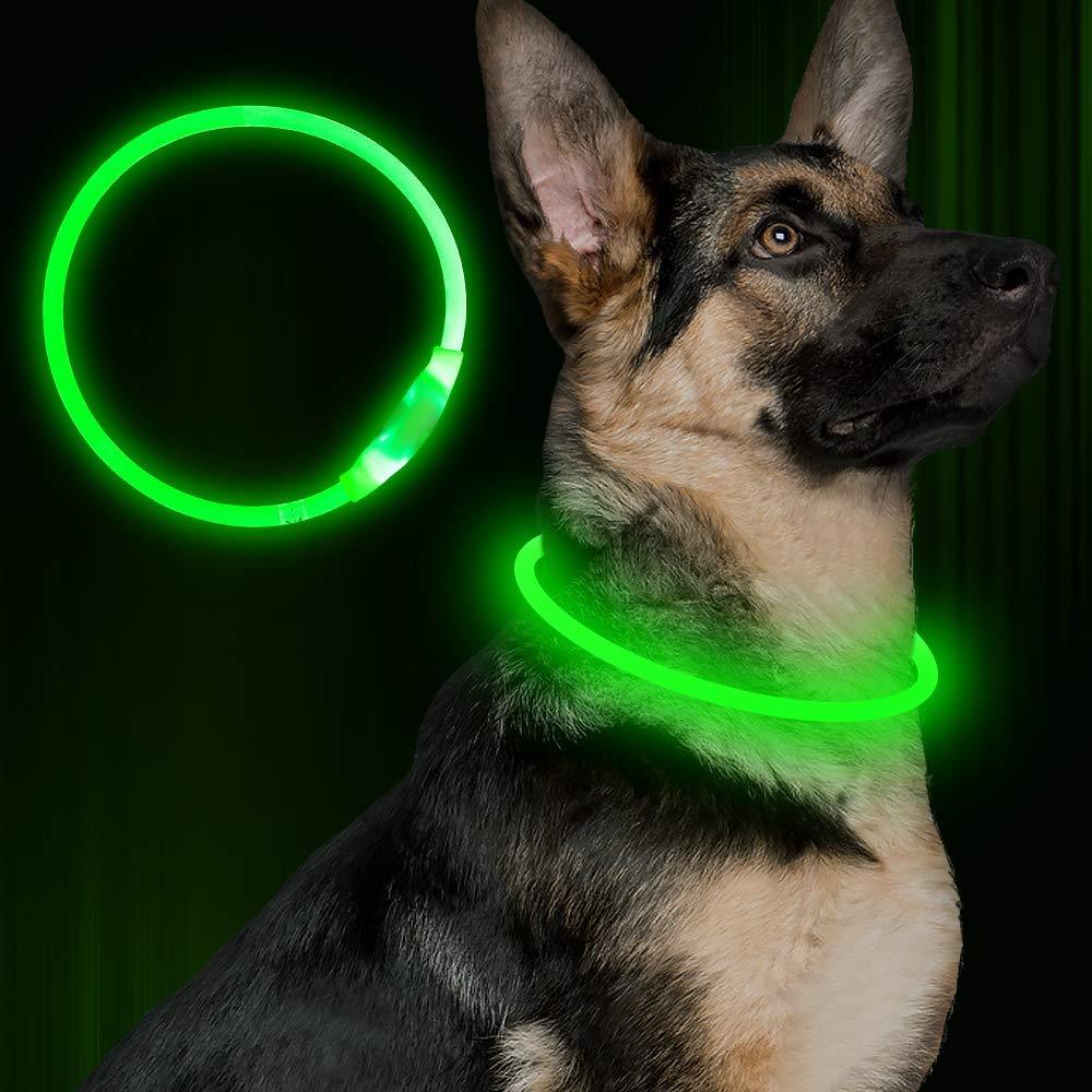 USB Rechargeable Glowing Pet Flashing Collar